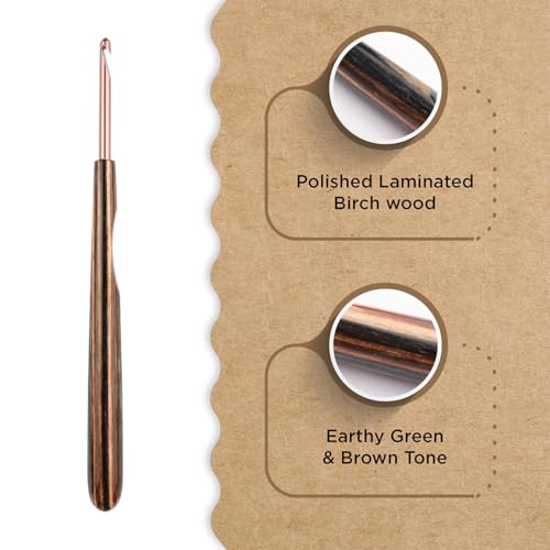 Knitter’s Pride Terra Single-Ended Crochet Hook US F(3.75mm) - size: 3.75mm