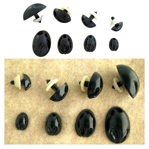 2 Koala Plastic Safety Craft Noses (34mm x 24mm) - size: 34mm x 24mm