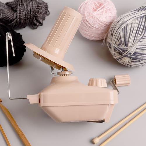 BambooMN JubileeYarn Yarn Ball Winder Plastic - Khaki - 2 Units - color: Khaki Winder, size: 2 Units