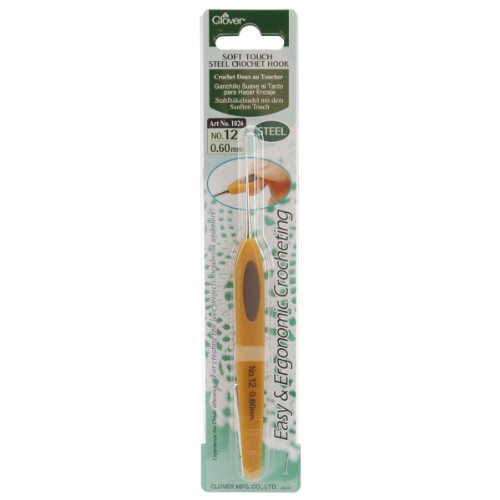 Clover Soft Touch Crochet Hook (Steel)