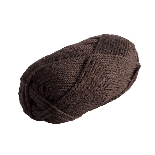 Knit Picks Wool of the Andes Brown 100% Wool Yarn Pack for Knitting | 10 skeins (500g total) of soft worsted weight crocheting yarn in Chocolate color, good for felting. - color: Chocolate