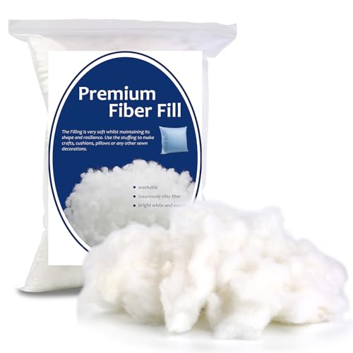 Bupete 5.2oz/150g Polyfill Stuffing, Stuffings for Stuffed Animals | (1.8oz~4.18lb) Stuffing for Crochet Animals, Crochet Stuffing, Fiber Filling Stuffings, Stuffings for Stuffed Animals - color: White 5.2oz
