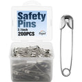 Oiojuct 200 PCS Large Safety Pins - 2.1 Inch Heavy Duty Sewing Pins for Clothing, Strong Nickel Plated Steel - size: 2.1inch