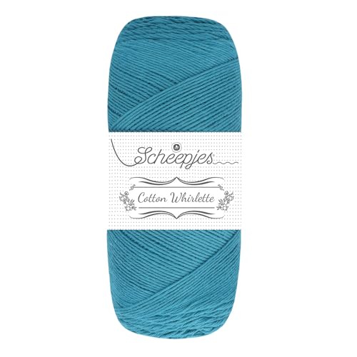 Scheepjes Cotton Whirlette 100g Yarn Cake - Water (808) - color: Blauw