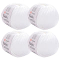 YarnArt Baby Cotton Yarn 4-Pack – Soft Knitting Yarn for Baby & Summer, 50% Cotton 50% Acrylic, 1.76 Oz Each, 180.44 Yds/Skein – Ideal for Amigurumi & Crochet Projects (400) - color: 400