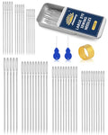 50 Pcs Large Eye Sewing Needles, 7 Size Embroidery Needles for Handsewing | Leather Sewing Thread Sharp Needle, Stainless Steel Yarn Knitting Needle with Threader, Thimble for Repair, Quilting - size: 7 Size-50pcs