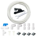 3/8" Push to Connect RO Water Line Kit with Fittings & Tubing 20FT