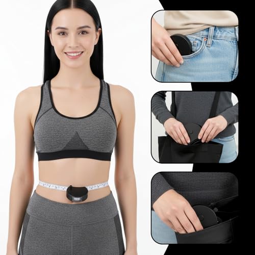 Ouligay Tape Measure for Body with Locking Mechanism 60in/150cm Automatic Telescopic Tape Measure, Retractable Measuring Tape for Body Measurements, Fitness, Weight Loss, Tailor, Sewing, Handcrafts