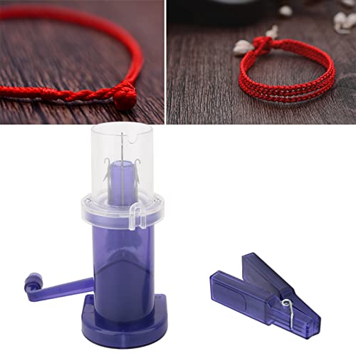 Knitting Machine, Hand Spool Knitter Manual Weaving Machine Hand Operated for DIY Craft Bracelet Weave Knitting