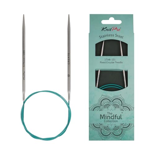 KnitPro The Mindful Collection Fixed Circular Needles 32" (80cm) | US Size 5 (3.75mm) - size: US 5 (3.75mm)