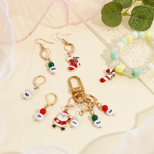 DoreenBeads Stitch Markers for Crocheting and Knitting | Alloy Enamel Crochet Marker Crochet Gifts for Knitting Weaving Sewing Accessories Quilting Jewelry Making - color: Small Pearls