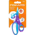 Fiskars 6" Softgrip Big Kids Scissors, Ages 8-11, Turquoise-Purple Ombre | Scissors with Safety Edge Blades for School or Crafting, Ergonomic Handles Designed for Growing Kids, Back to School Supplies - style: Ombre