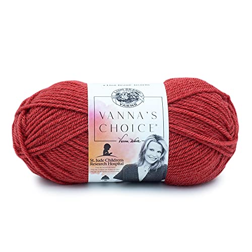 (1 Skein) Lion Brand Yarn Vanna's Choice, Dusty Cedar