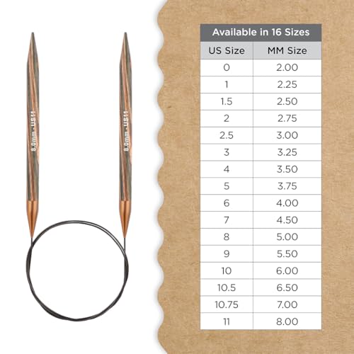 Knitter’s Pride Terra Fixed Circular Needle 32""(80cm) - US 11(8mm) - size: 8.00mm