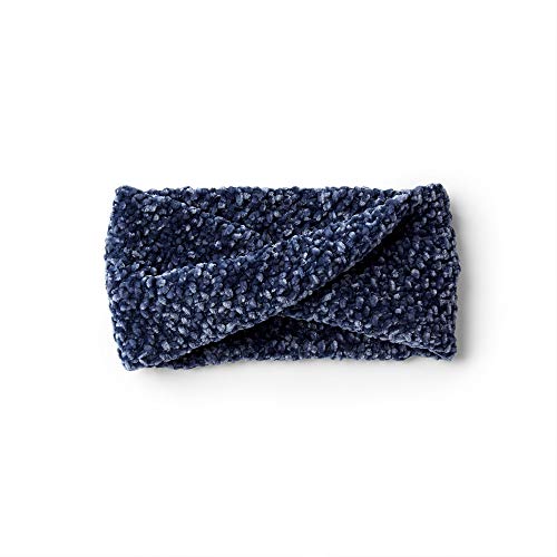 Bernat Velvet Yarn, Softened Blue (Pack of 2) - color: Softned Blue, size: 2 Pack, style: Velvet