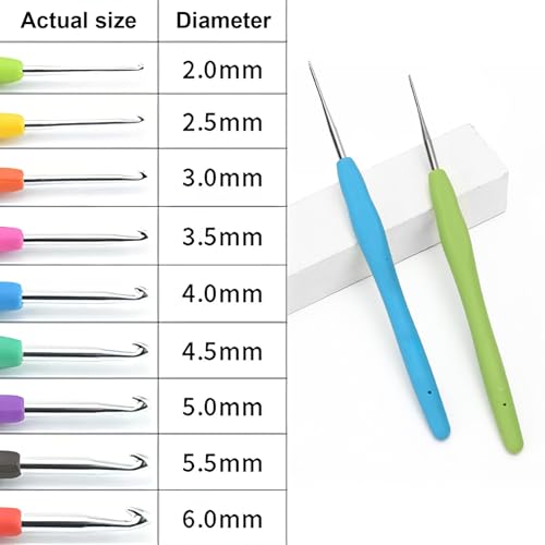 JUQWWQUJ Yarn Holder for Crocheting and Knitting,Yarn Spindle with Double Spindles,Magnetic Yarn Holder,Includes 9 Crochet Hooks,20 Stitch Markers,and 20 Hand Sewing Needles,Wooden Yarn Spinner