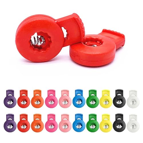 20Pcs Knitting Needle Stoppers, Needle Point Locks, Plastic Stitch Stoppers, Single Hole Spring Toggle Stopper Knitting Accessories - size: Sawtooth