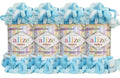 Alize Puffy Color Baby Blanket Yarn Lot of 4skn 400gr 39.3 yds 100% Micropolyester Soft Yarn Hand Knitting Yarn (5924) - color: 5924