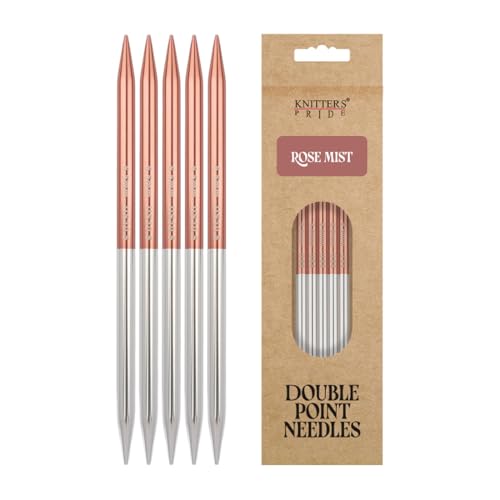 Knitter’s Pride Rosemist Double-Pointed Needles 8"" (20cm) – US Size 10.5 (6.5mm) - size: 6.50mm