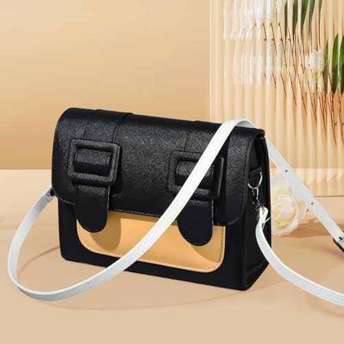 RAYNAG Leather Crossbody Strap Replacement, Adjustable Purse Strap, Handbag Shoulder Strap Replacement with Gold Hardware, White - color: White With Gold Hardware