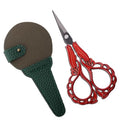 YOUGUOM Small Sewing Scissors, Little Embroidery Shears with Cover | 4.3in, Red, Sharp, Precision, DIY Tools, for Craft, Needlework, Cross Stitch, Paper, Thread Cutting, Left/Right Handed - color: Red