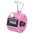 PATIKIL Clicker Counter, Handheld Tally Counter Mechanical Click Pitch Counter for Coaching Knitting, Golf, Lap, Fishing - color: Pink