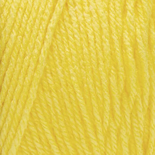 RED HEART Super Saver Jumbo Yarn, Bright Yellow - color: Bright Yellow, size: 1-Pack