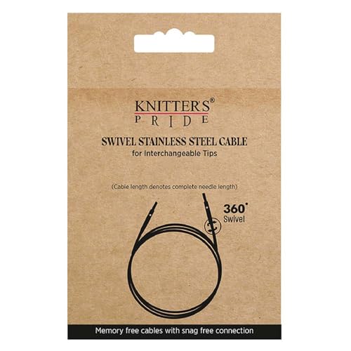 Knitter’s Pride 360° Swivel Cable - 76 cm Length - size: 100cm