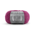 Soft Kid Mohair & Silk Yarn for Knitting & Crochet, Set of 5 Yarns, 75% Mohair 25% Silk, 25g(0.9oz) - 210m (230y), Fluffy Soft Yarn - color: Berry Jam (20), size: 5 Units