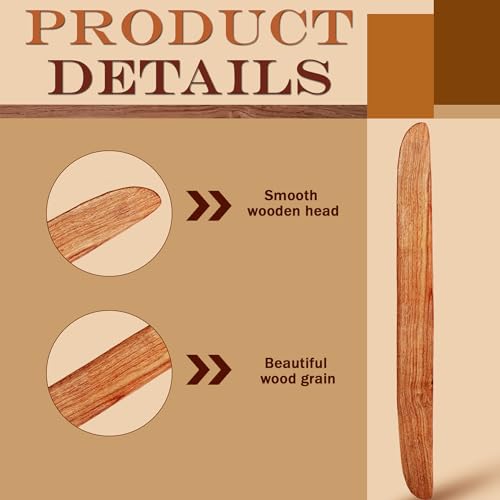 Savina Wooden Shed Stick for Weaving Loom - 12.6in Long, Pick Up Stick, Wood Bobbin, Sword, Knitting Handmade, DIY Craft Accessories (1Pcs)