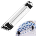 1 Pcs Magnifying Ruler with Guiding Line and Magnet,6",Gray Line - color: Gray, Black