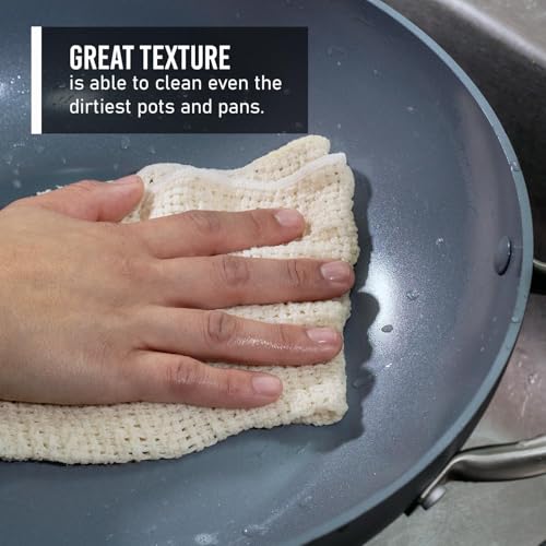 Dishcloth Variations (Goldenrod) Old Fashion 100% Cotton Dishcloths - Set of 4 Mixed Colors - 2 Goldenrod/2 Natural -11" x 11" - color: Goldenrod