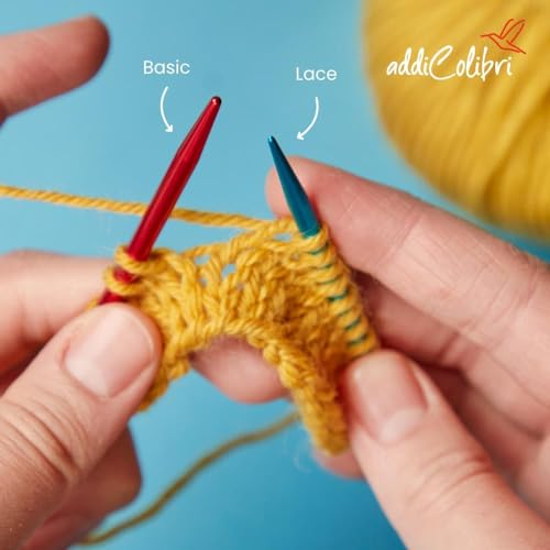 Addi FlipStix Double Pointed Knitting Needles 6-inch (15cm) - Set of 5; US Size 0 (2mm)