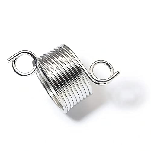 Prym Knitting Thimble 'Norwegian' Metal with 2 Yarn Guides, Polyurethane, Silver, Eine Grösse