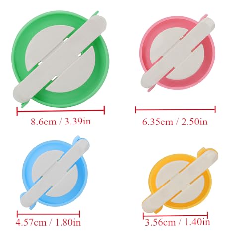 Pom Pom Maker 4 Sizes Fluff Ball Weaver DIY Wool Yarn Knitting Craft Tool Set - size: 4