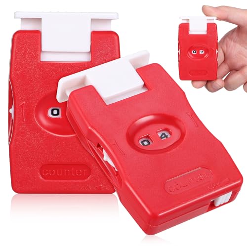 SEWACC 2 Pack Stitch Counters for Knitting and Crocheting Row Counter for Knitting Crochet Row Counter Compact Knitting Accessories for Beginners 2.75 X 1.69 X 0.39 in
