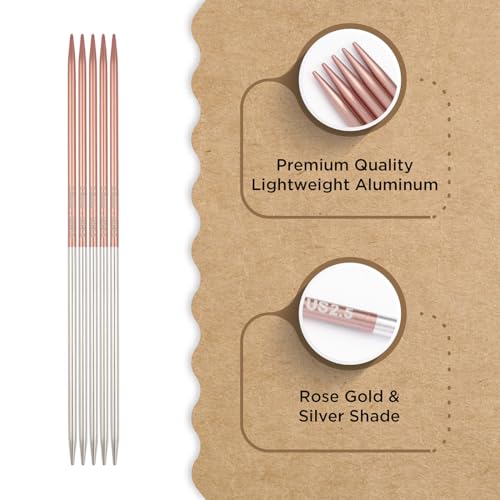 Knitter’s Pride Rosemist Double-Point Needle 8""(20cm) - US 2.5(3mm) - size: 3.00mm