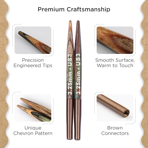 Knitter’s Pride Terra Interchangeable Needle 2""(5cm) - US 3(3.25mm) - size: 3.25mm