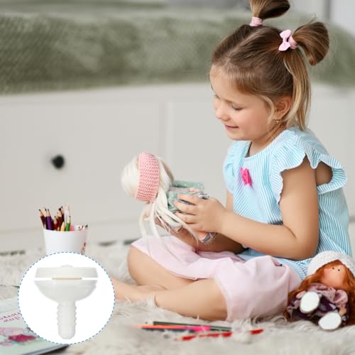 PATIKIL 25mm Doll Joints, 10 Set Plastic Removable Animal Joints Connector Engage Bolt for Bear Soft Limbs Making Head Joints DIY Crafts Accessories, White - size: 25mm
