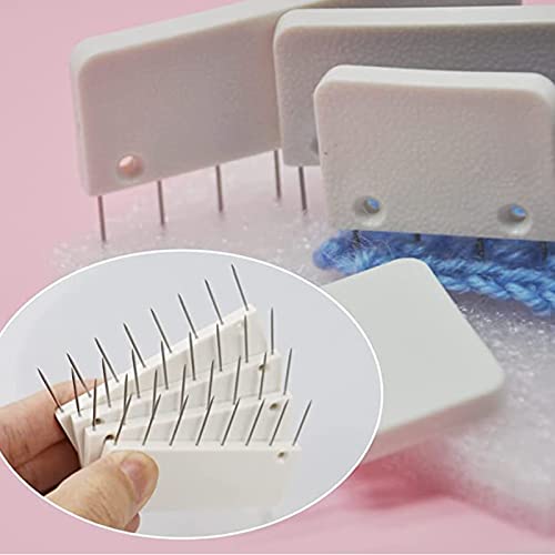 Knit Blocking Pins Kit, Knit Blocking Combs, Blocking Pins for Knitting & Crochet Projects, Crochet Blocking Pins for Crochet Needlework Projects with 15pcs 8 10pcs 4 100 T Pins