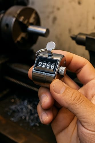 Pro TMP-4H Hand-Held Tally Counter 4-Digit | Professional Japanese-Made Clicker Counter, Counts 0-9999 | Industrial Grade People Counter, Lap Counter, Pitch Counter | Rated 5 Million+ Clicks