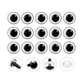 100Pcs 3D Clear Safety Eyes and Washers - Thalinfayi 14mm Round Pupils Safety Eyes Crochet Amigurumi Eyes for DIY Crochet Doll, Amigurumi, Crafts Supplies - color: Round Pupils Safety Eyes, size: 14mm(0.55inch)