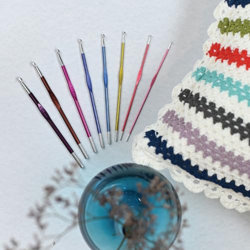 KnitPro Zing Single-Ended Crochet Hook | US Size H (5mm) - size: US Size H (5mm)