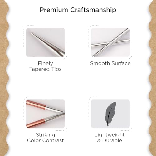 Knitter’s Pride Rosemist Fixed Circular Needles 32""(80cm) - US 8(5mm) - size: 5.00mm