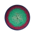 Scheepjes Whirligig Gradient Yarn, 450g, 214 Sapphire to Jade, Wool/Alpaca - color: 214 Sapphire to Jade