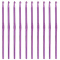 Bivethoi Aluminum Crochet Hook 4.5mm, 20 Pcs | Knitting Needles, Bulk Set, For Craft Yarn, For Beginners - size: 4.5mm