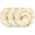 JubileeYarn Undyed Yarn - 70% Wool 30% Nylon - 100g/153 Yards - 3 Pack - color: Chunky Melody Undyed