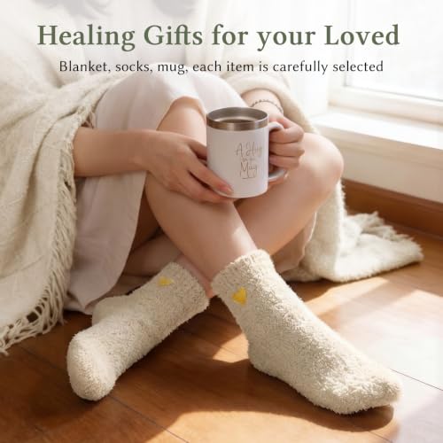 Get Well Gifts for Women After Surgery, Sending Sunshine Relaxing Gift Baskets for Mom Women Her Best Friend Wife Daughter Birthday Gifts Self Care Kit, Get Well Soon Spa Basket Care Package - color: Ivory White
