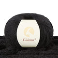100% Inner Mongolian Cashmere Yarn Luxurious Hand Knitting Yarn Home Necessity for DIY Crafts - color: Black, size: 1 ball