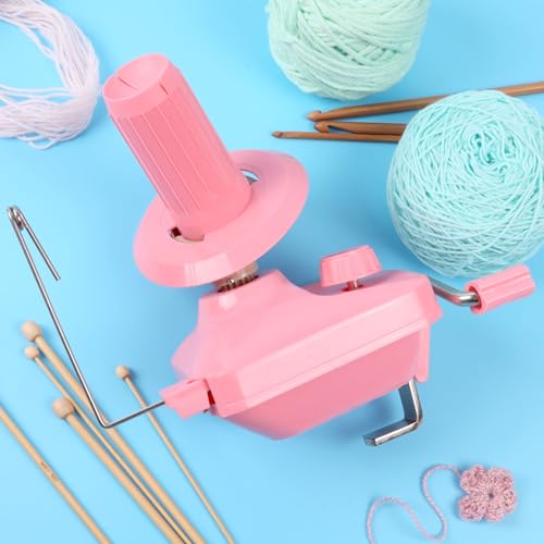 BambooMN JubileeYarn Yarn Ball Winder Plastic - Pink - 2 Units - color: Pink Winder, size: 2 Units